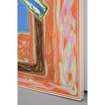 Monumental Frank Stella Unique Painting Over Limited Edition Screenprint